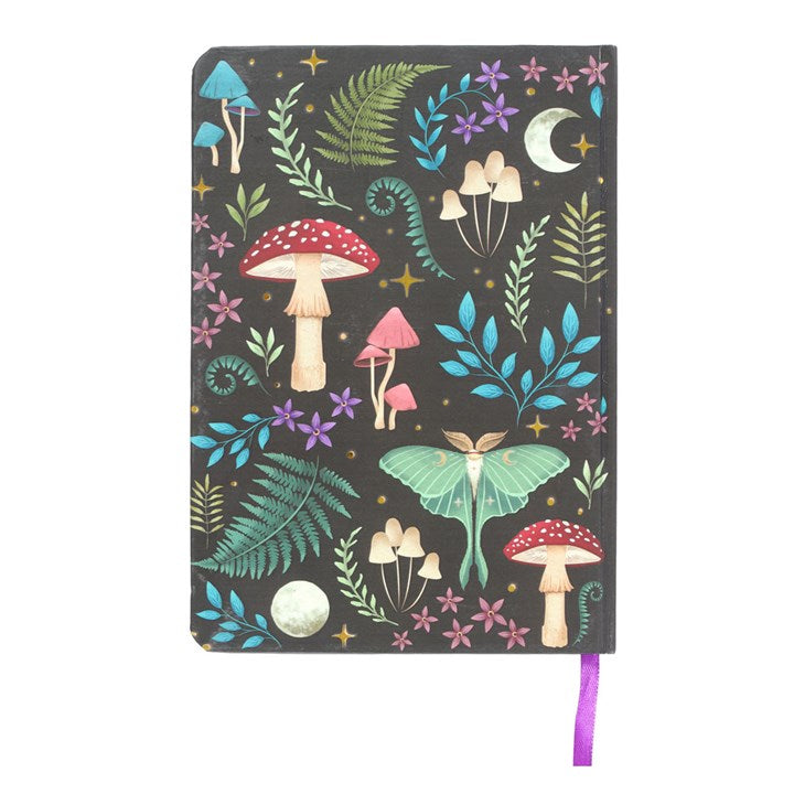 The reverse of this A5 notebook is also beautifully printed with a colourful yet gothic theme. Alternative stationery is our jam at Captain Jellyfish.