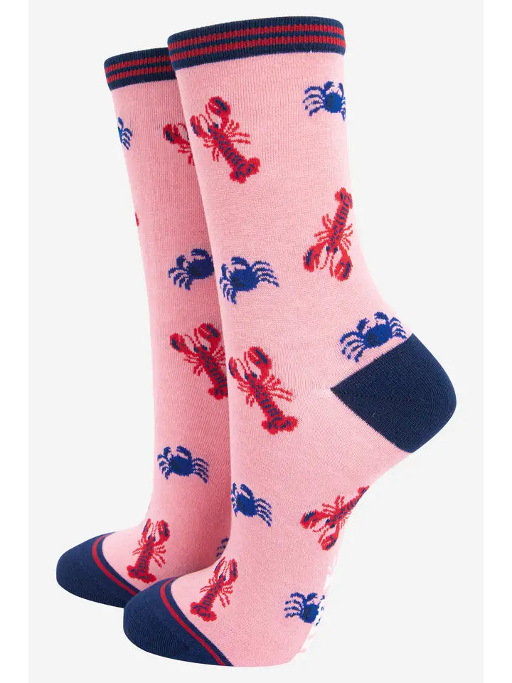 Lobster and Crab Bamboo Socks | Sock Talk UK – Captain Jellyfish