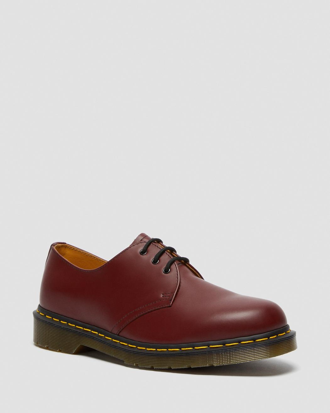 Dr Martens 1461 Smooth Leather Shoes Cherry Red – Captain Jellyfish