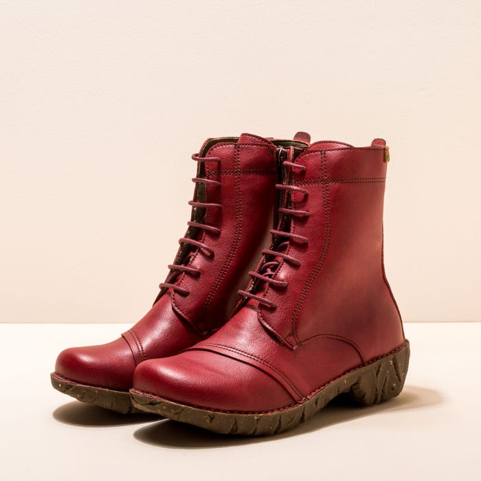 Red 2024 vegan boots